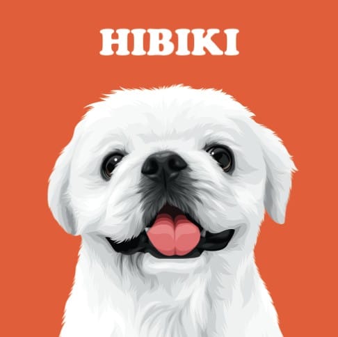 Customer photo review of Petcanvaオーダーメイド ペット似顔絵