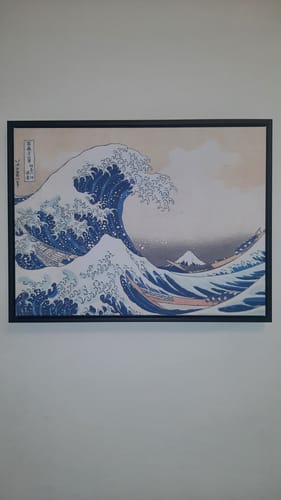 Customer photo review of The Great Wave off Kanagawa | Katsushika Hokusai | 1830