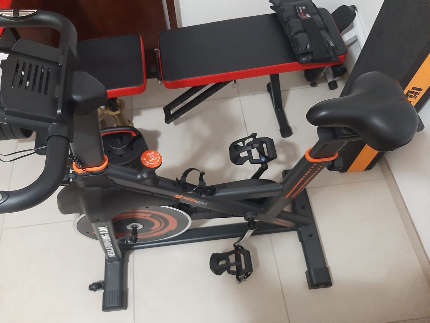 Customer photo review of Bicicleta Ergométrica Bike Mega Spinning 10K