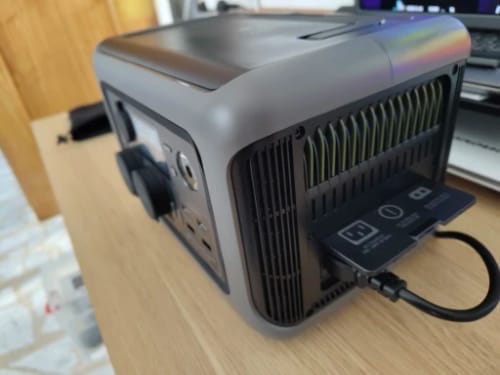 Customer photo review of Portable Power Station – Blackout Cube