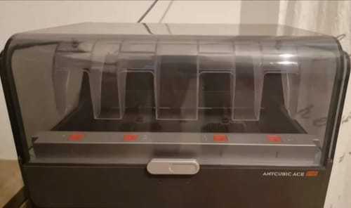 Customer photo review of Anycubic Kobra S1 Combo: 4 impresionantes colores multicolor, secado inteligente durante la impresión, cámara integrada, alta velocidad de 600 mm/s y extrusor antiobstrucciones de hotend de 320 ℃.