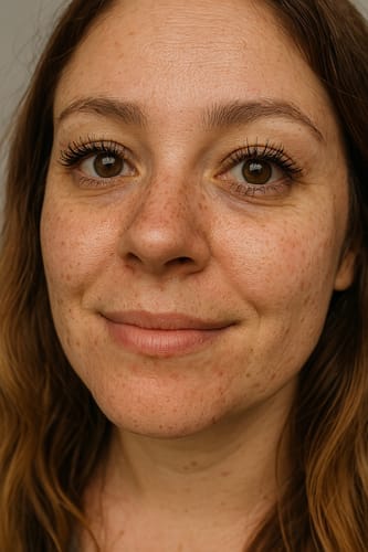 Customer photo review of Giali Beauty Lash Growth Serum Infused Tubing Mascara Black 6ml