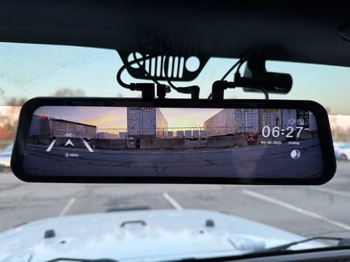 Customer photo review of Wolfbox G850Pro Dash Cam | 4K Wifi Car Dash Camera Front and Rear Mirror Dashcam