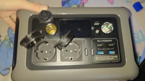 Customer photo review of Portable Power Station – Blackout Cube