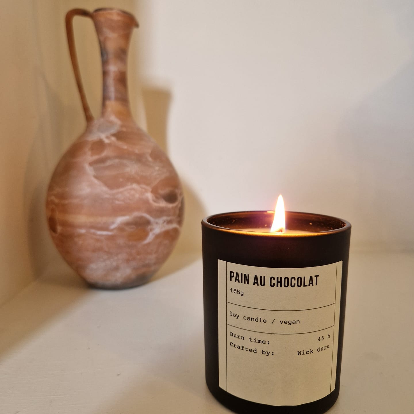 Customer photo review of Pain Au Chocolat Candle