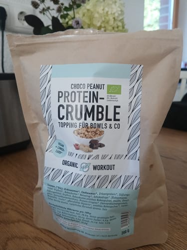 Customer photo review of Choco Peanut Protein Crumble  – bio, vegan mit Extra Protein
