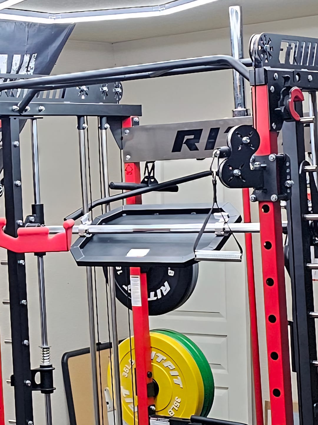Customer photo review of RitFit AT04 Foot Plate for Leg Press – Smith Machine Compatible