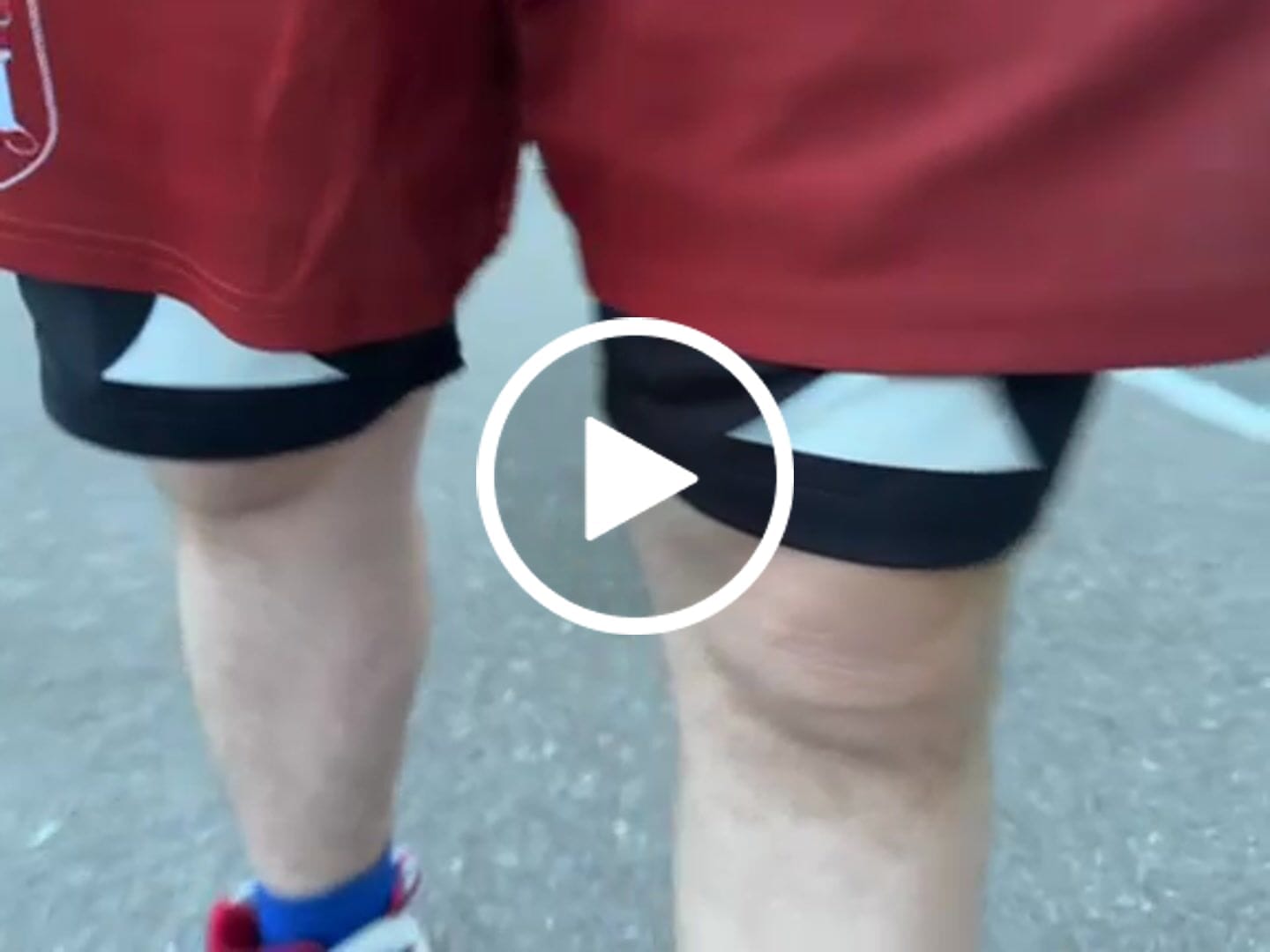 Customer video review of Crusader Cross Performance Shorts - Red