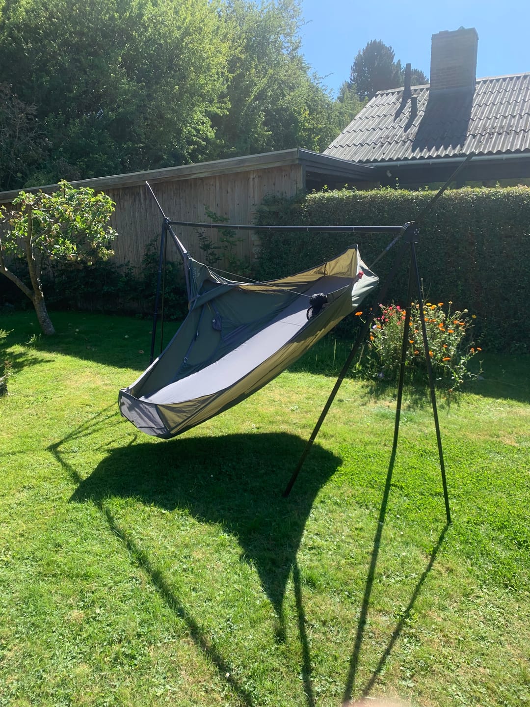 Customer photo review of Turtlebug Lounger Hammock Stand