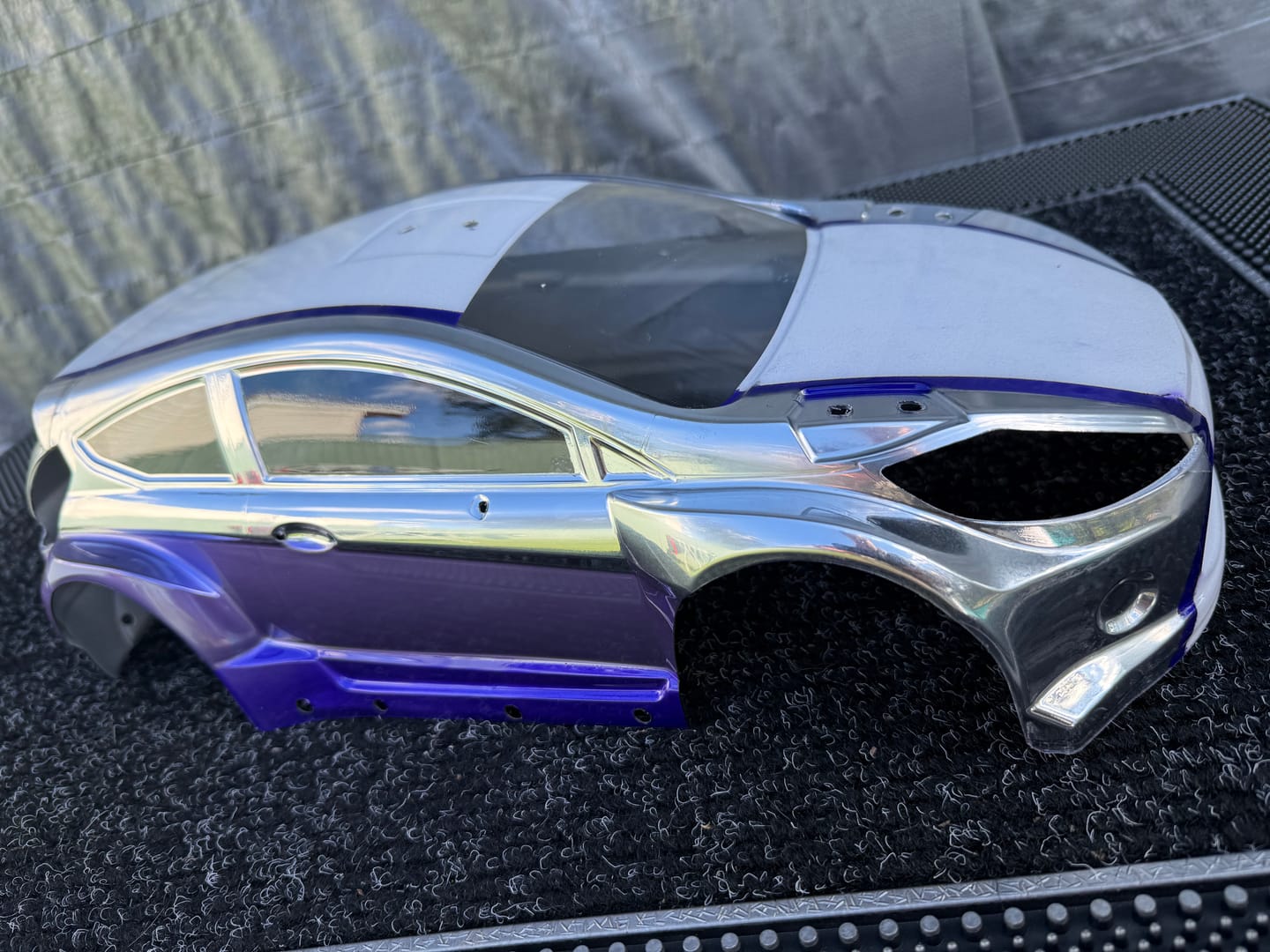 Customer photo review of XTS Rally 1.2mm Pc Transparent Car Body For XTS-F10 RC Rally Car