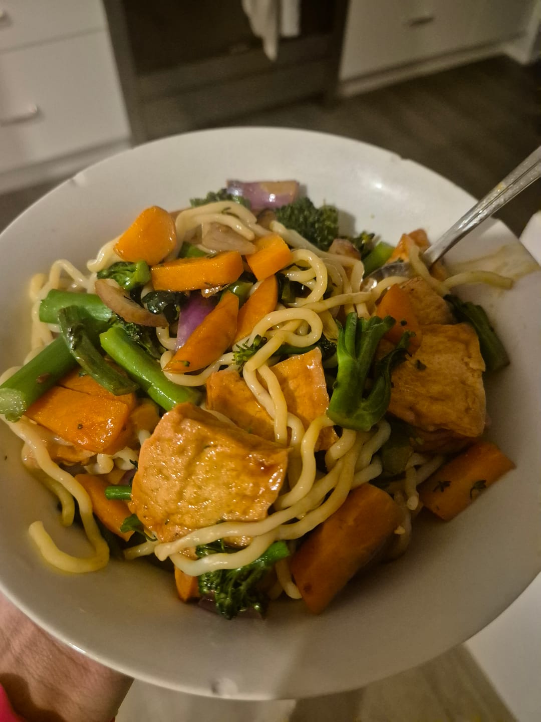 Customer photo review of Qetoe Low Carb Noodles - GLUTEN FREE - 4 PACK (4 x 200g)