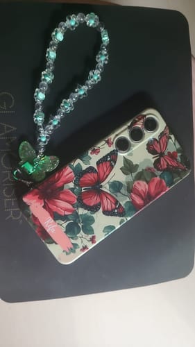 Customer photo review of Butterfly Customize Transparent Silicon Case For Samsung