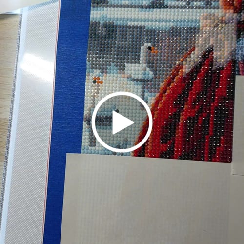 Customer video review of Diamond Painting 10x Silicon Papier XL 150x200mm