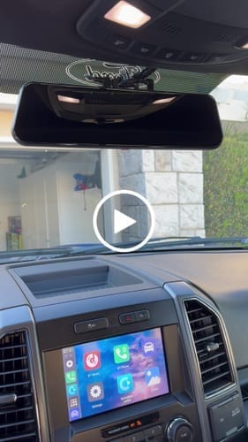 Customer photo review of WOLFBOX G900 TriPro Bumper Version 3 Channel Rearview Mirror Cam