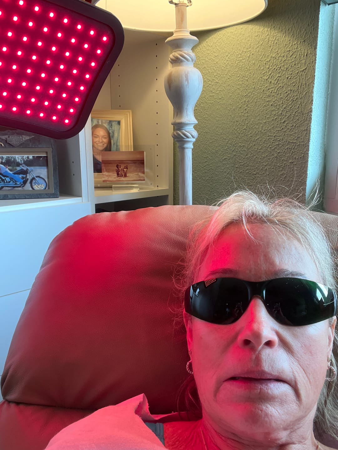 Customer photo review of Red Light Therapy Device