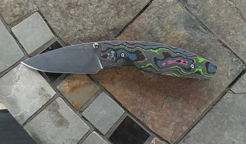 Bryan K. review of TRM NEUTRON 2 Framelock 80'S Camo Carbon 3D Contoured Smooth image 1 out of 2
