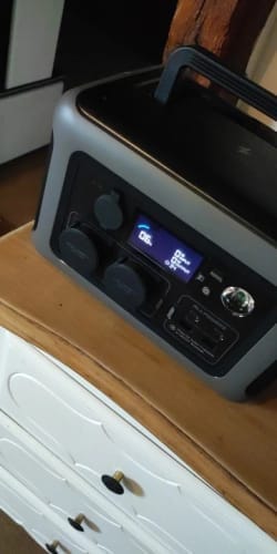 Customer photo review of Portable Power Station – Blackout Cube