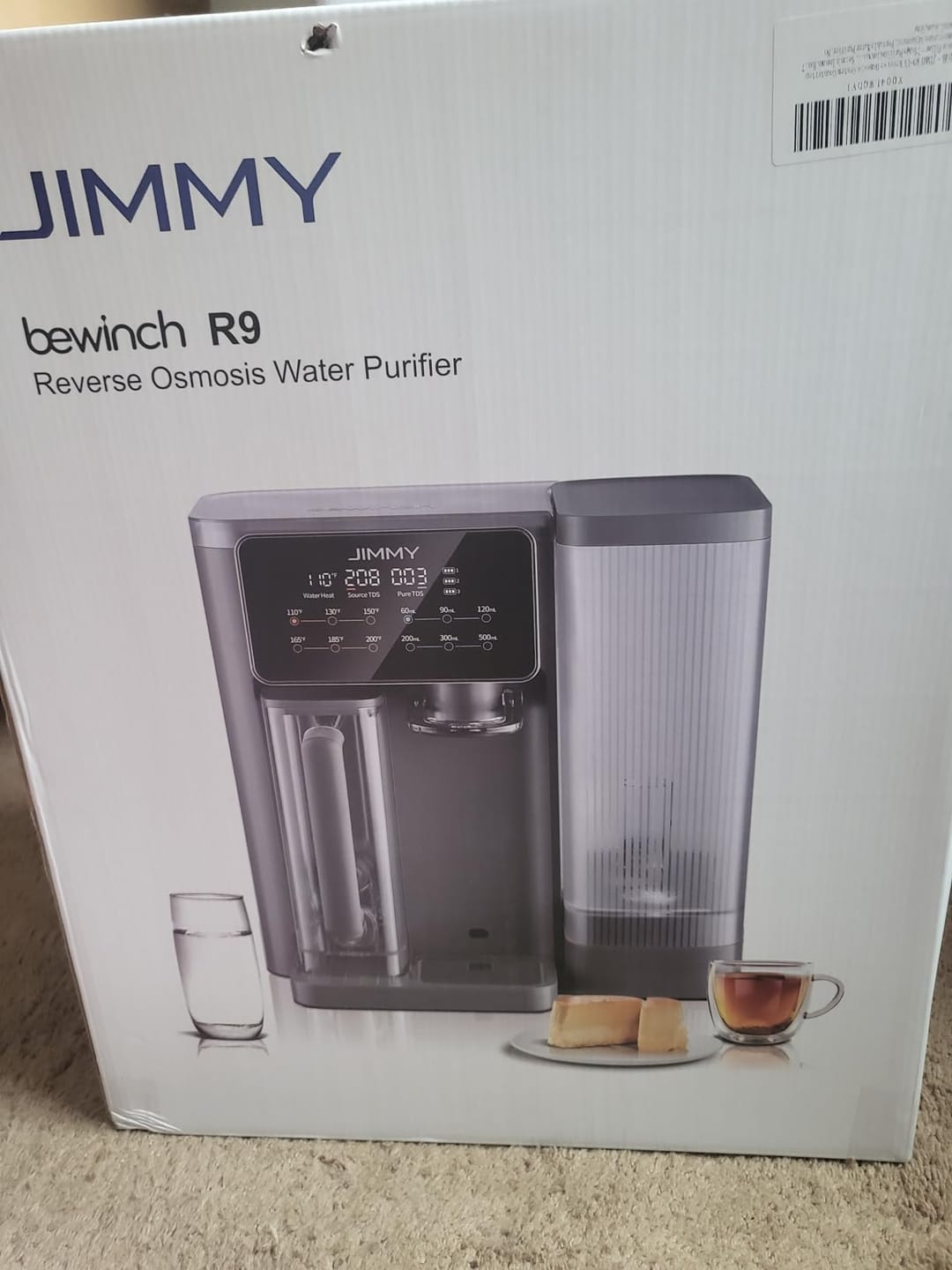 Customer photo review of R9 Countertop Reverse Osmosis Water Purifier