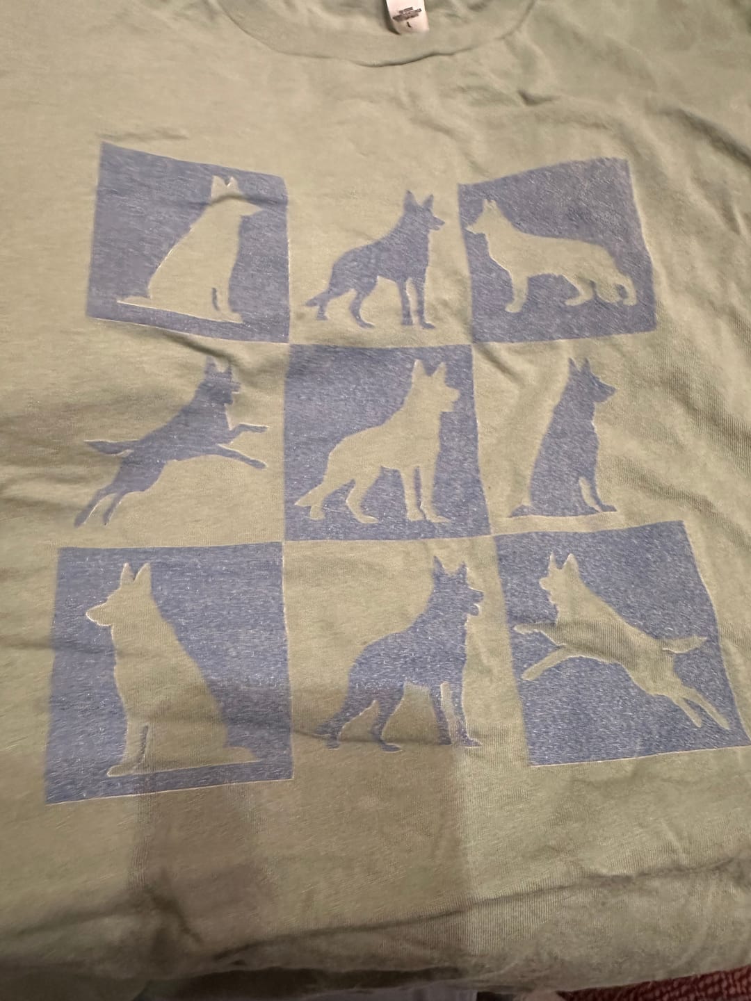 Customer photo review of GSD Checkerboard Shirt