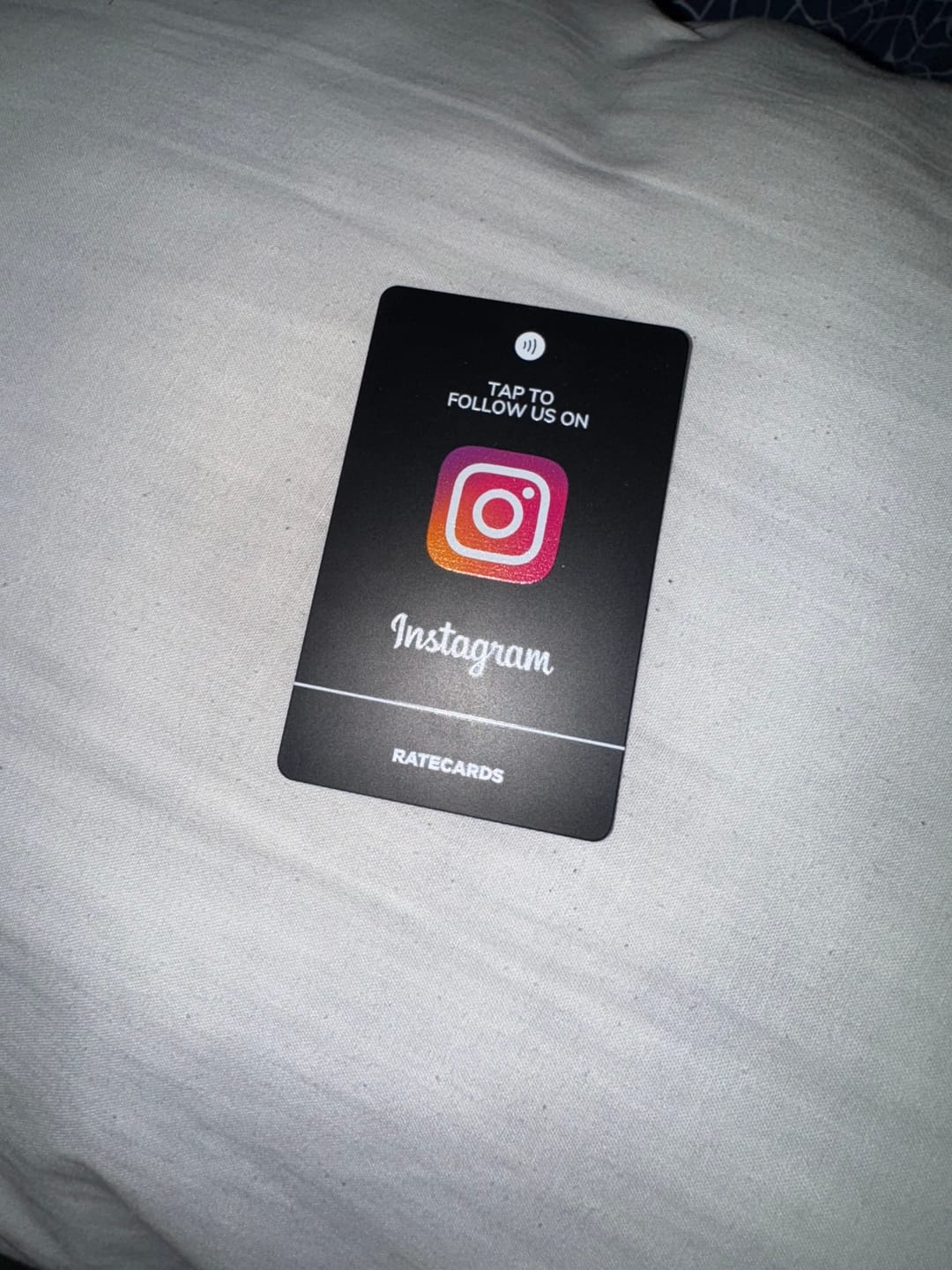 Customer photo review of RATECARDS™ - Instagram Card
