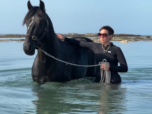 Customer photo review of SPRINGSUIT - BLACK