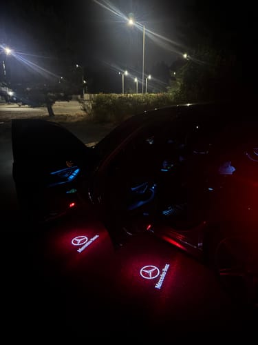 Customer photo review of MERCEDES DOOR LIGHTS