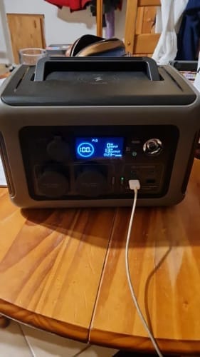 Customer photo review of Portable Power Station – Blackout Cube