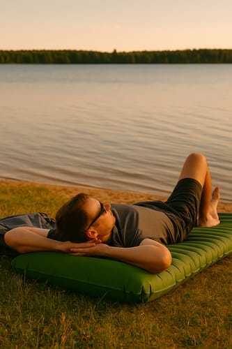 Customer photo review of Ultralight Sleeping Pad Pro Edition – Perfect for Every Outdoor Adventure