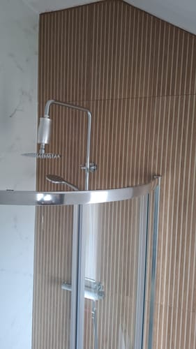 Customer photo review of The Gaia Shower Filter