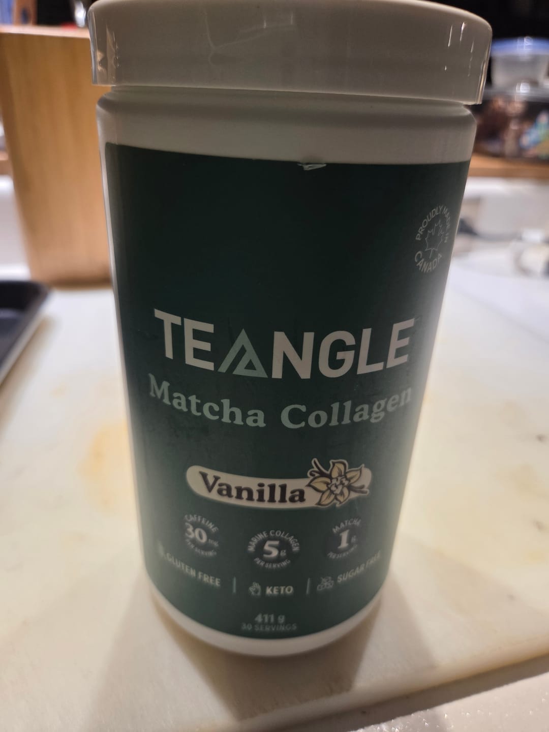 Customer photo review of Teangle - Matcha Collagène 333g - 411g
