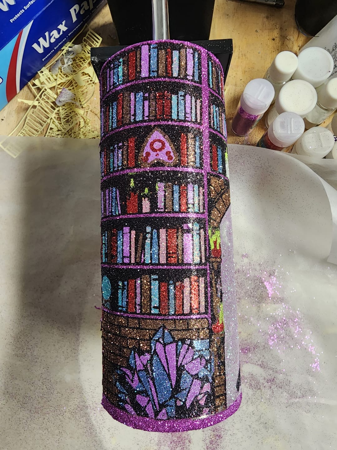 Customer photo review of Witchy Vibes Library Template