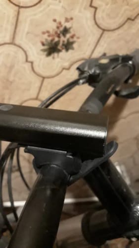 Customer photo review of Ultra-Bright USB Bike Headlight