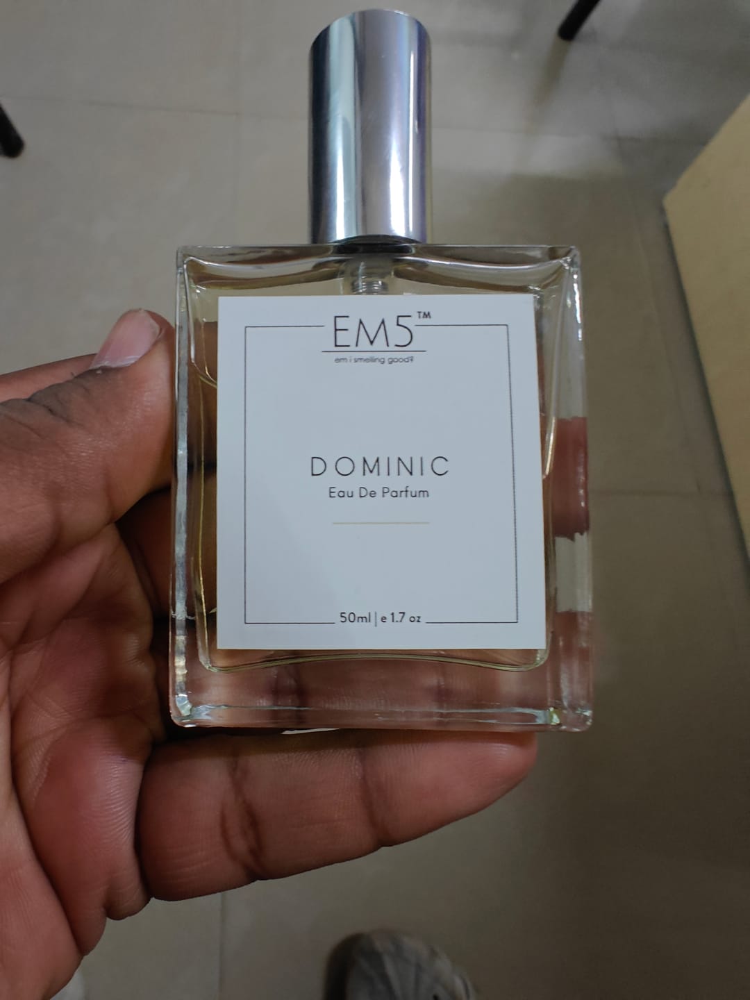 Customer photo review of Dominic | Eau De Parfum