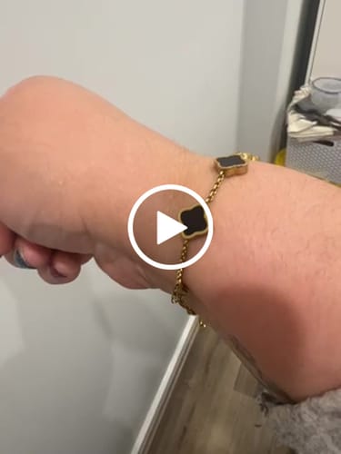 Customer video review of Celine Clover Bracelet