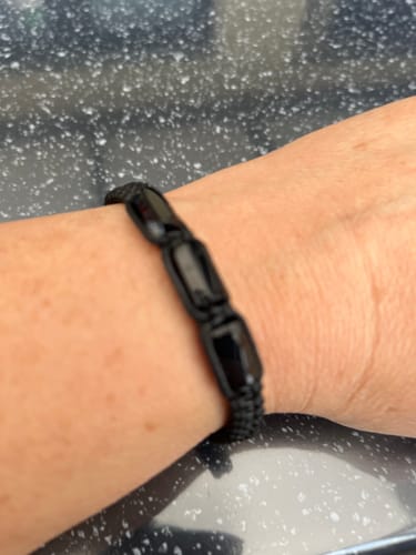 Customer photo review of Turmalin Armband - Unbearbeitet