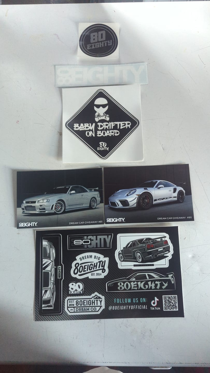 Customer photo review of 80Eighty® Baby On Board Sticker
