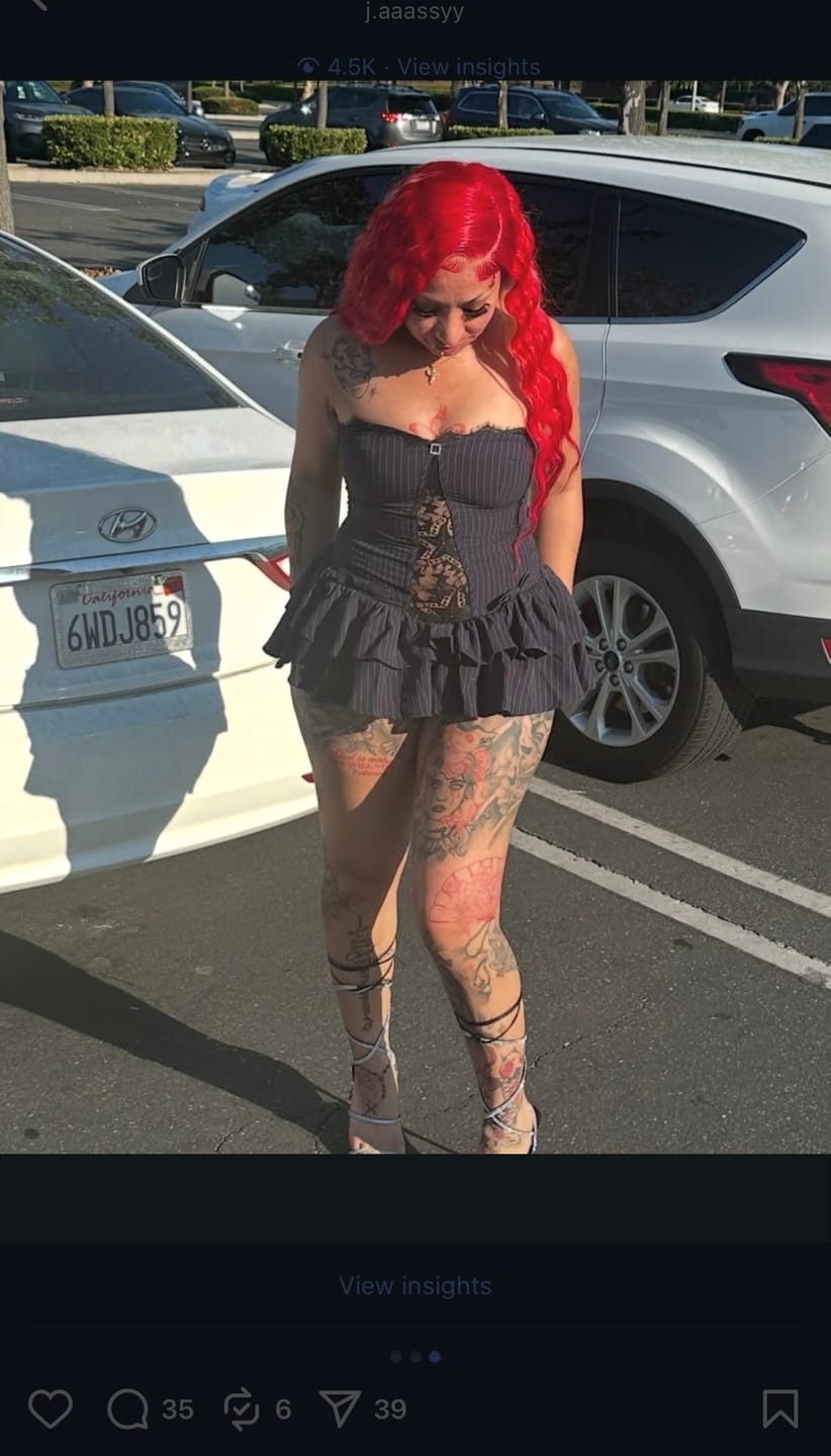 Customer photo review of Cecily Pin Stripe Tube Lace Mini Dress