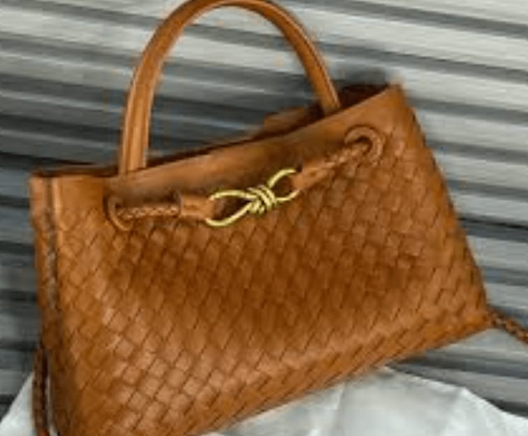 Customer photo review of Lucia Woven Bag Small