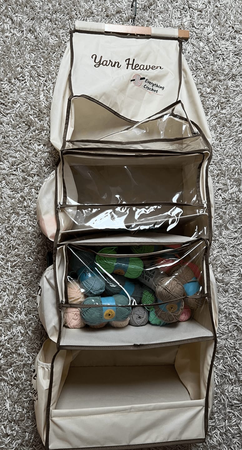 Customer photo review of Yarn Heaven Storage Bag