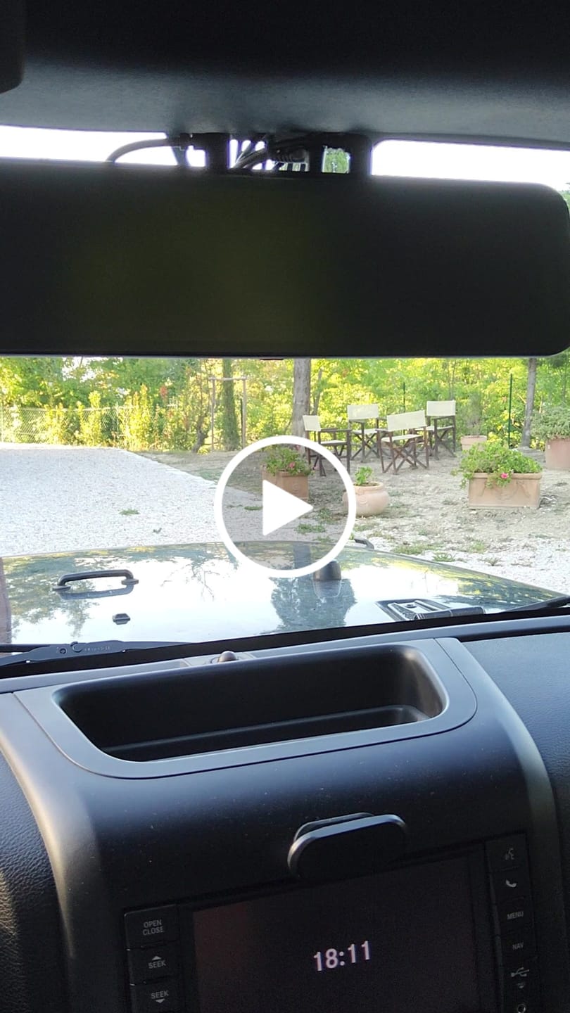Customer video review of WOLFBOX G900 TriPro Bumper Version 3 Channel Rearview Mirror Cam