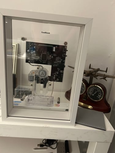 Customer photo review of M1 Music Frame CD Player With Bluetooth