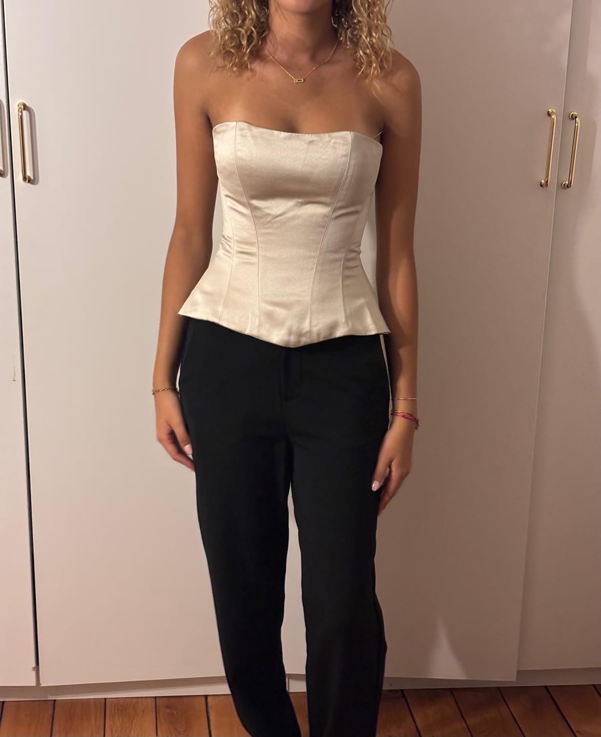 Customer photo review of Satin corset