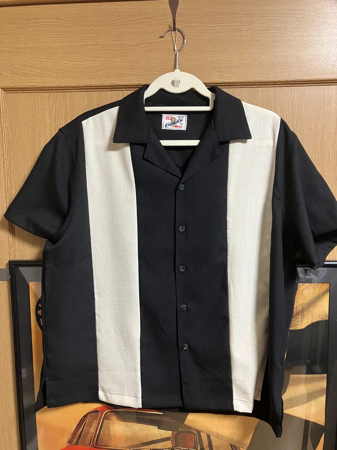 Customer photo review of 異素材コンビ　キューバカラー半袖シャツ