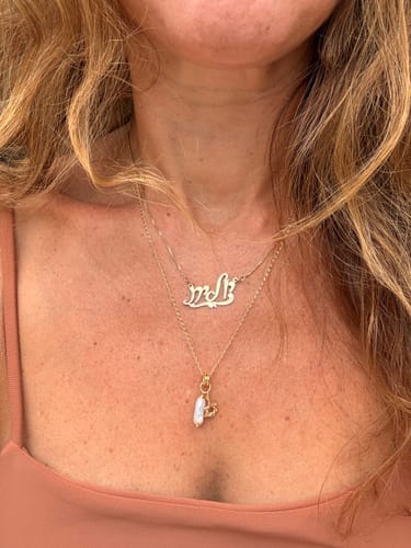 Customer photo review of Coral Necklace