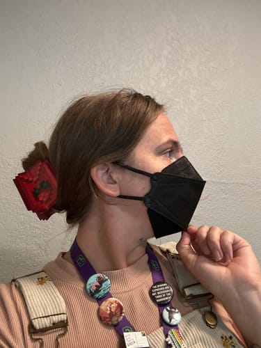 Customer photo review of KN95 Respirator Face Mask - Black