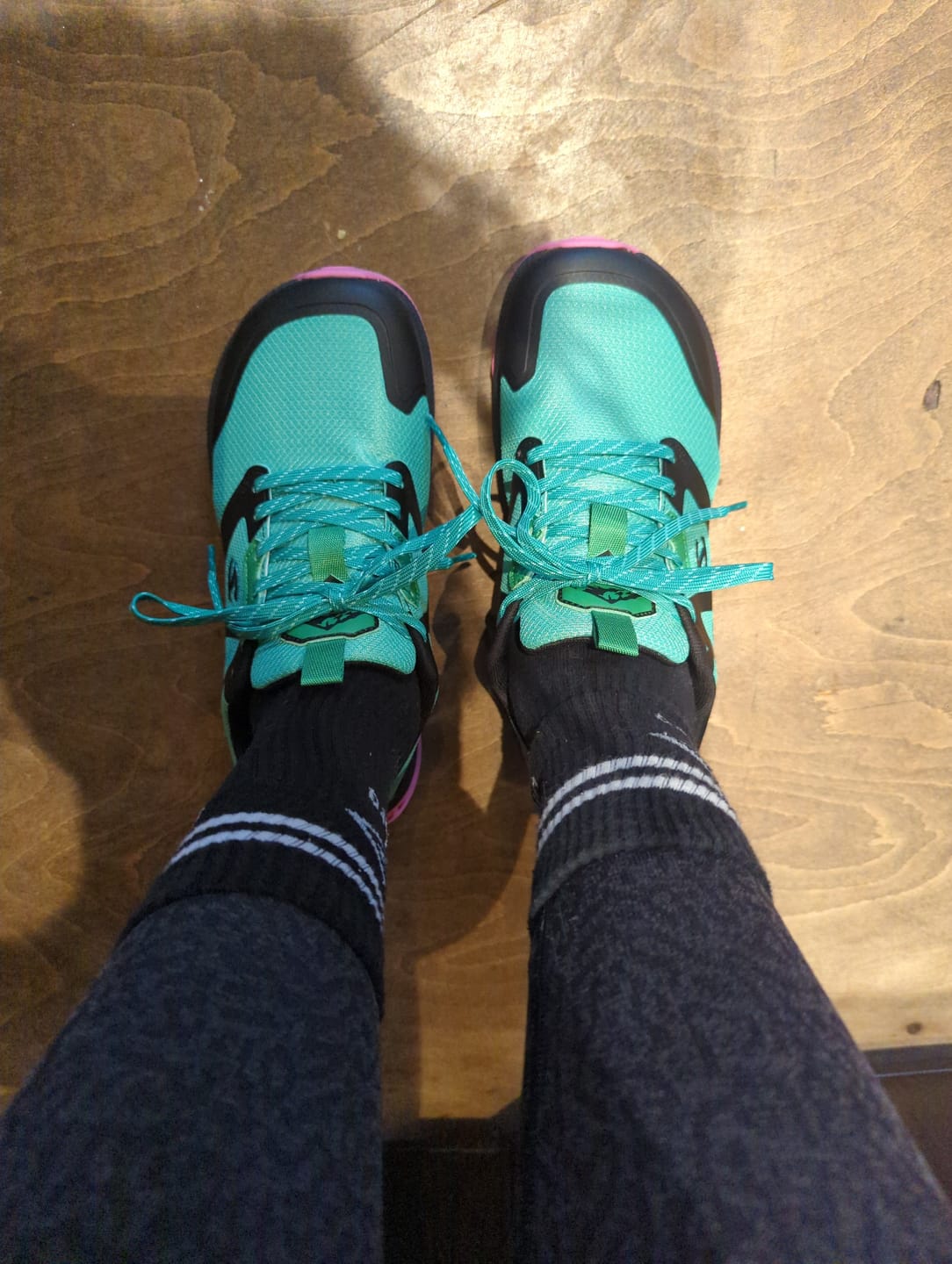 Customer photo review of Aurora - Wide Toe Sneakers