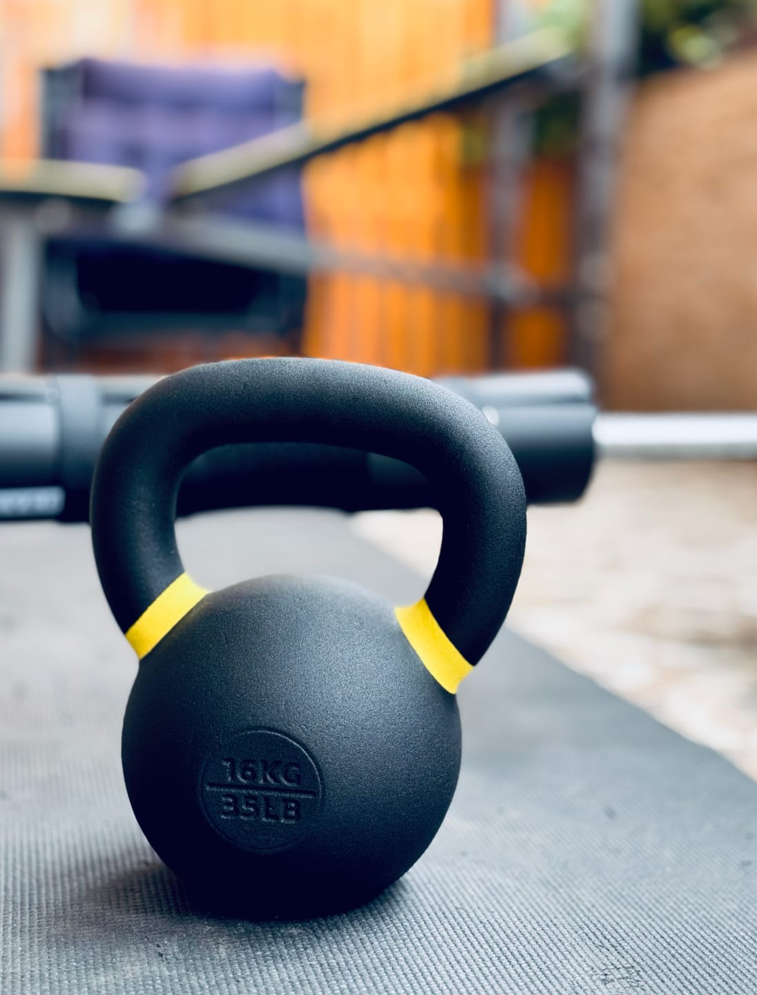 Customer photo review of Kettlebell Premium 4 a 36 kg IRONSIDE