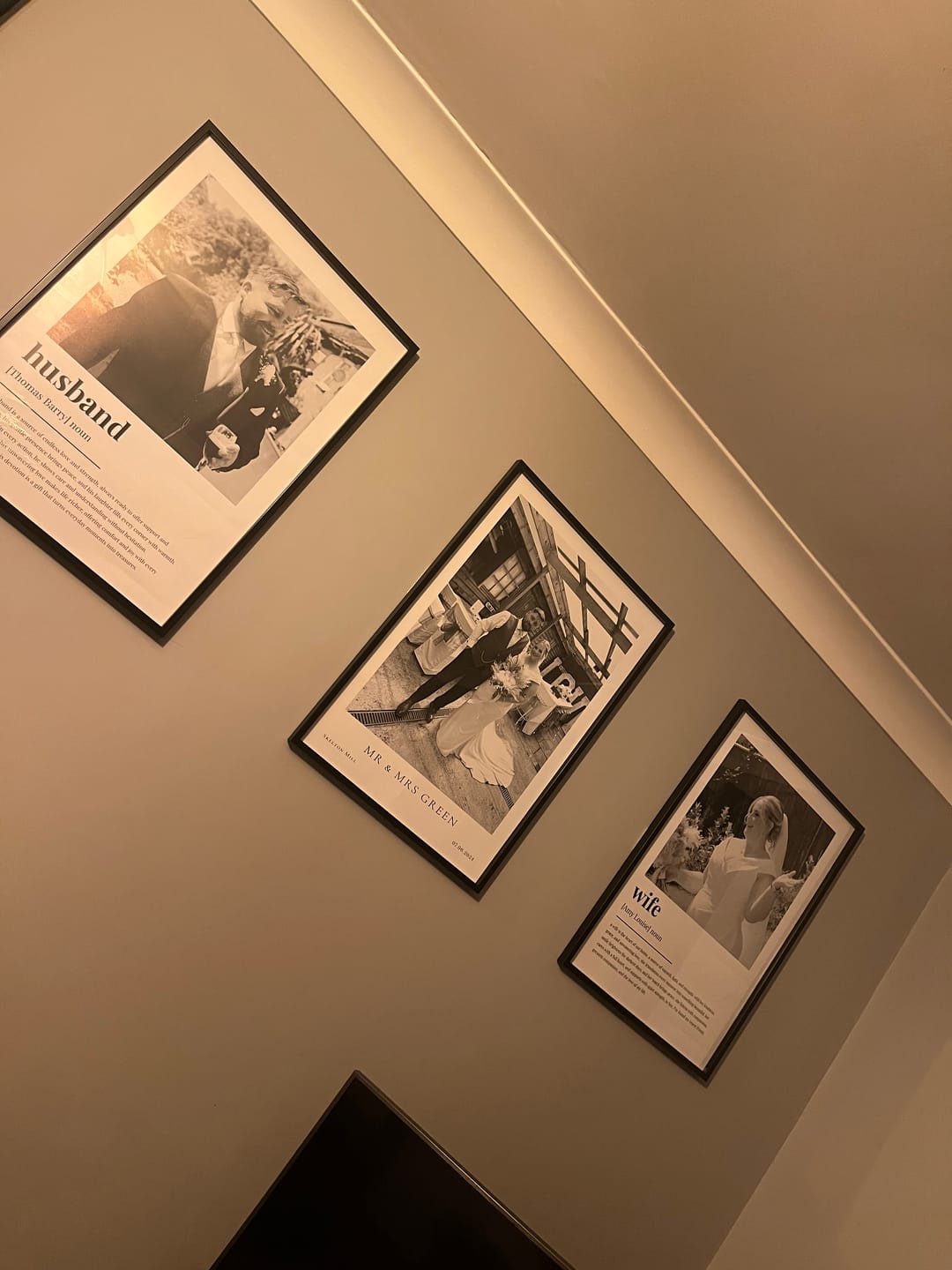 Customer photo review of Personalised Loved Ones Definition Photo Print