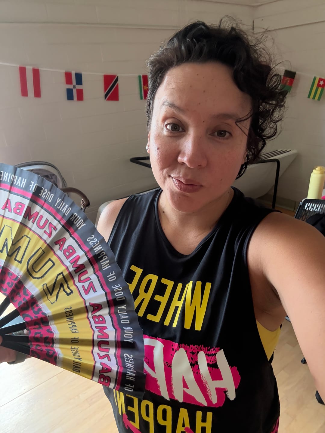 Customer photo review of Sizzlin' Muscle Tank With Round Hem