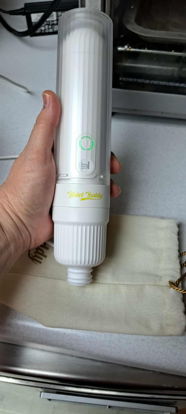 Customer photo review of GoFlow Portable Bidet (Factory Blemished)